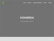 Tablet Screenshot of homeria.com